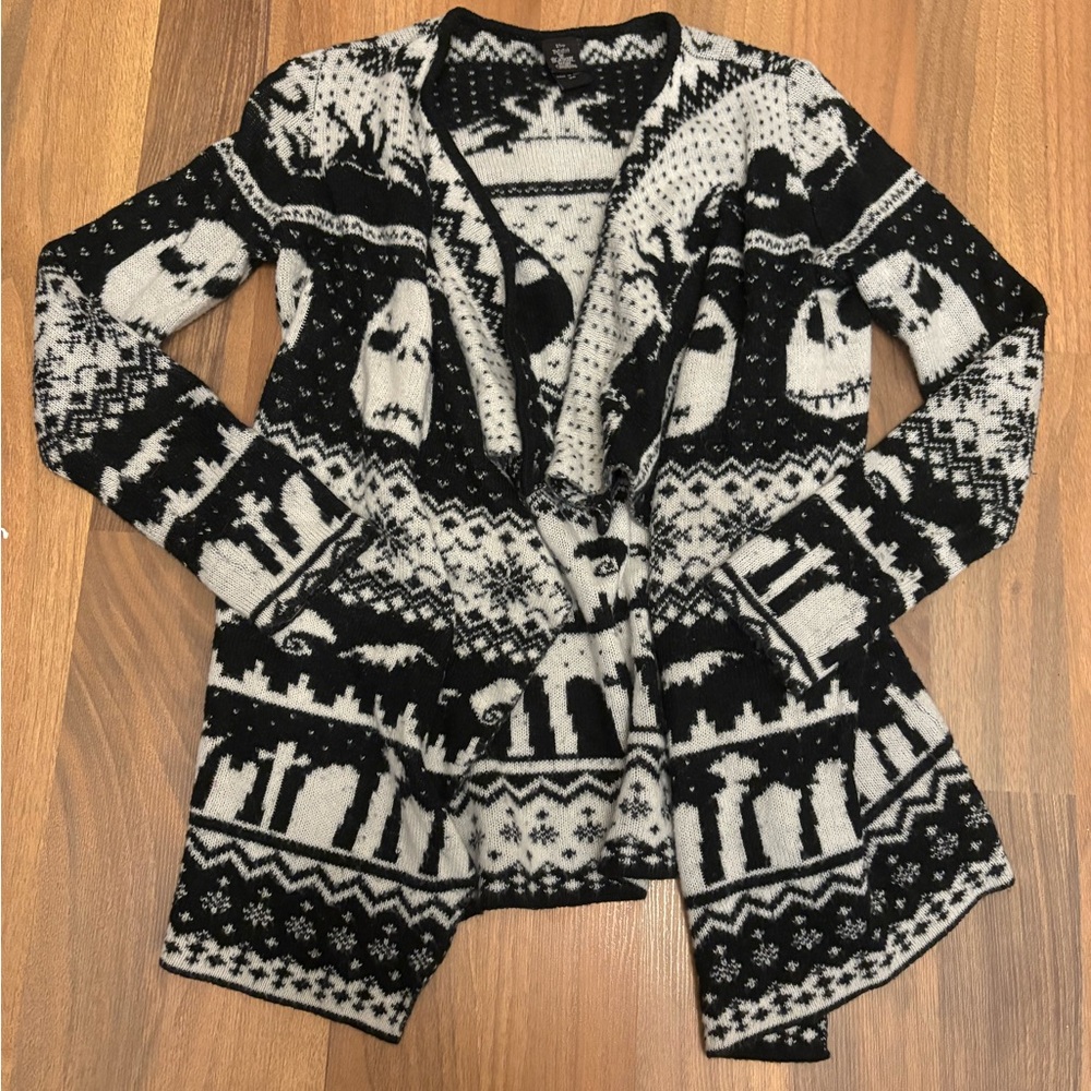 Hot Topic Nightmare Before Christmas Cardigan